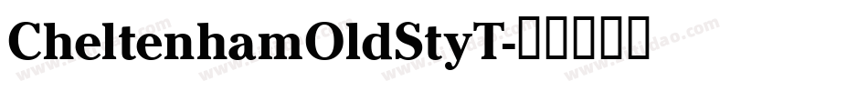 CheltenhamOldStyT字体转换