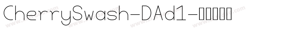 CherrySwash-DAd1字体转换