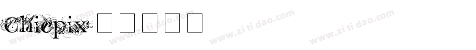 Chicpix字体转换