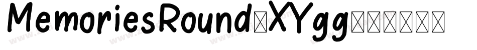 MemoriesRound-XYgg字体转换