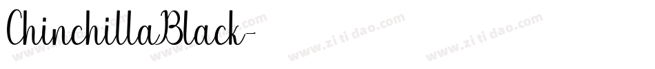 ChinchillaBlack字体转换