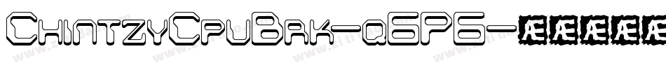 ChintzyCpuBrk-q6P6字体转换