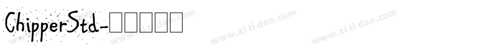 ChipperStd字体转换