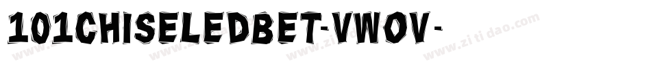 101ChiseledBet-VWoV字体转换