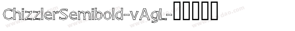 ChizzlerSemibold-vAgL字体转换