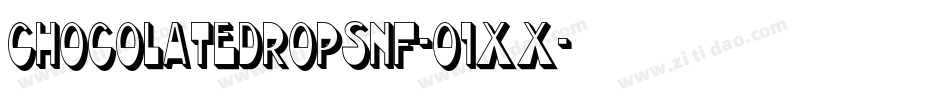 ChocolateDropsNf-o1Xx字体转换