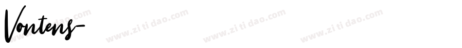 Vontens字体转换