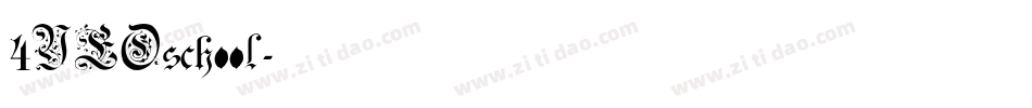4YEOschool字体转换