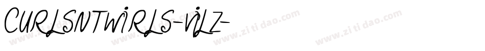 CurlsNTwirls-VJLZ字体转换