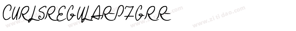 CurlsRegular-p7grR字体转换