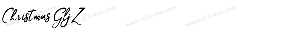 Christmas-GljZ字体转换