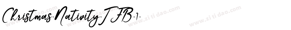 Christmas-Nativity-TFB-1字体转换