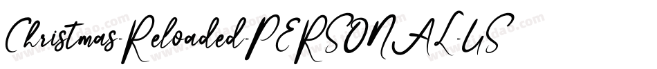 Christmas-Reloaded-PERSONAL-USE字体转换