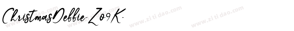 ChristmasDebbie-Zo9K字体转换