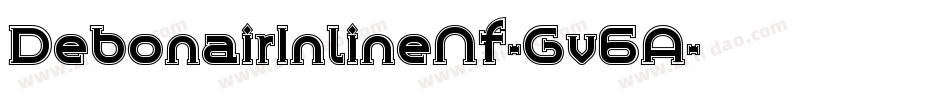 DebonairInlineNf-Gv6A字体转换
