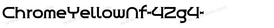 ChromeYellowNf-4Zg4字体转换