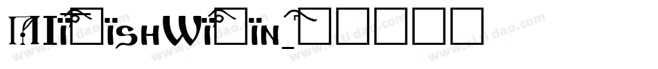 AIBritishWriting字体转换