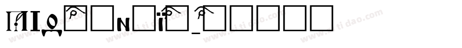 AIGreenbrier字体转换