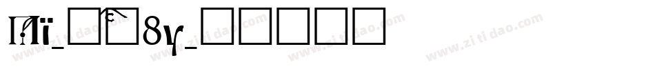 Ai-Yzq8y字体转换
