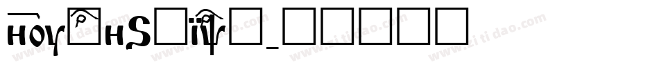 ChurchScript字体转换