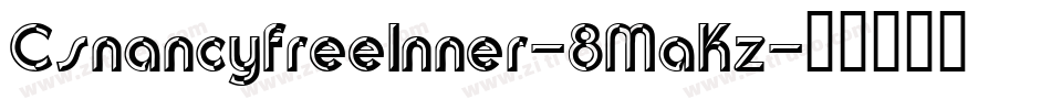 CsnancyfreeInner-8MaKz字体转换
