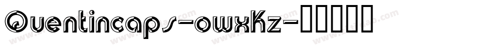 Quentincaps-owxKz字体转换