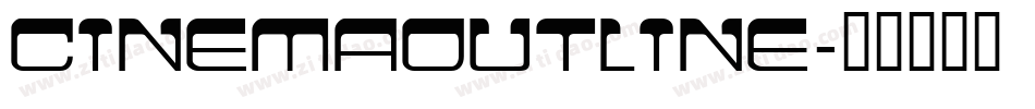 CinemaOutline字体转换