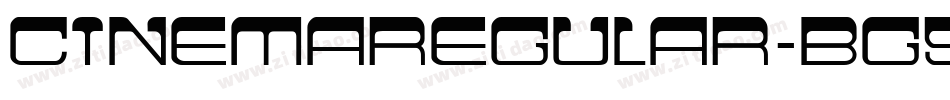 CinemaRegular-BG5w字体转换