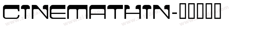 CinemaThin字体转换