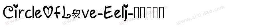 CircleOfLove-Eelj字体转换