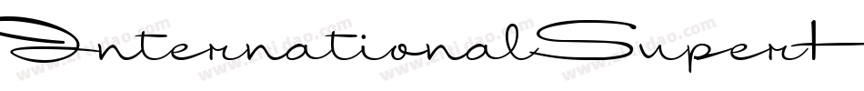 InternationalSuperHero-rnKA字体转换