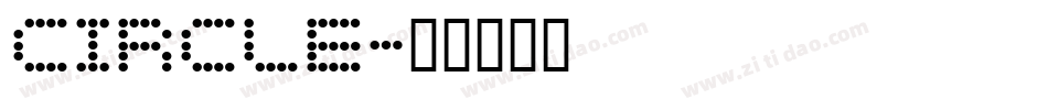 CIRCLE字体转换