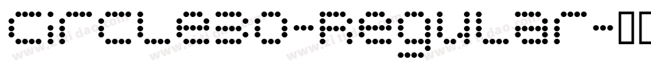 Circle30-Regular字体转换
