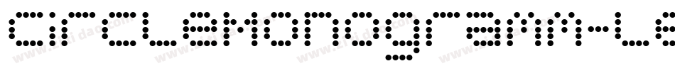 CircleMonogramm-Left字体转换