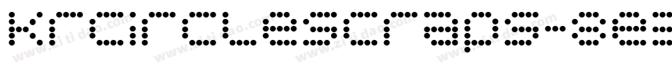 KrCircleScraps-8e3z字体转换