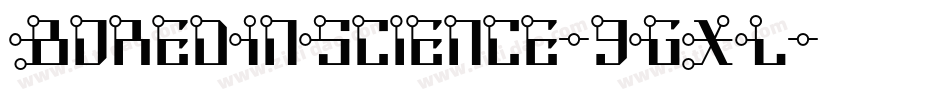 BoredInScience-9GXL字体转换