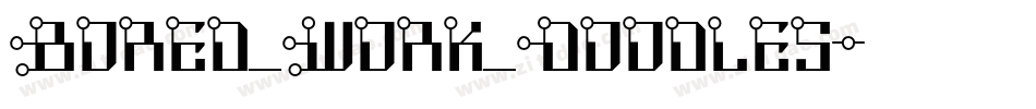 Bored_Work_Doodles字体转换