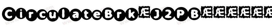CirculateBrk-J2PB字体转换