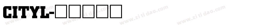 CITYL字体转换