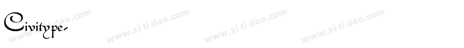 Civitype字体转换