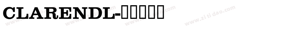CLARENDL字体转换
