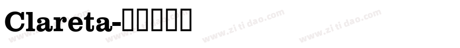 Clareta字体转换