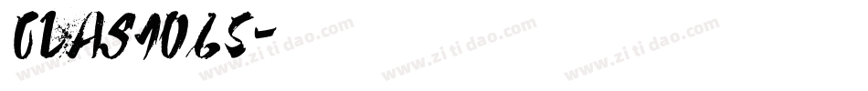 clas1065字体转换