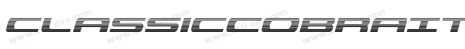 ClassicCobraItalic-Rmre字体转换