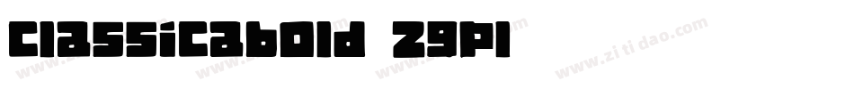 ClassicaBold-zgpl字体转换