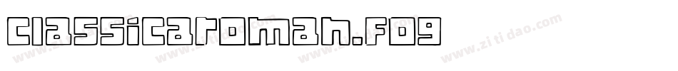ClassicaRoman.fog字体转换