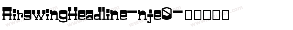 AirswingHeadline-nje0字体转换