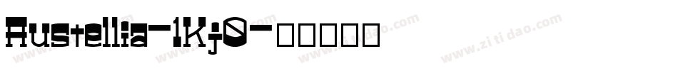 Austellia-1Kj0字体转换