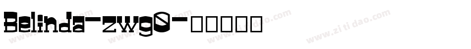 Belinda-zwg0字体转换