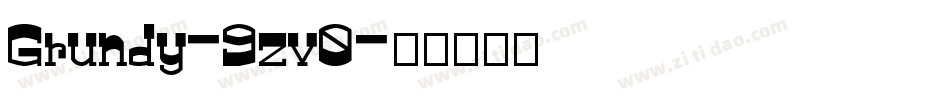 Grundy-9zv0字体转换